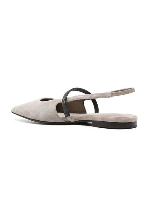 Ballerina in camoscio BRUNELLO CUCINELLI | MZSFC2500C8275